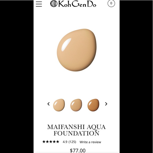 Ko Gen Do Aqua Foundation - Picture 2 of 4